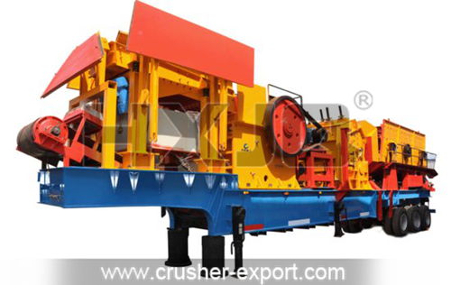 mobile crushing plant