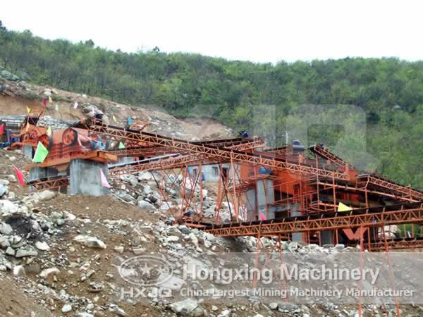 stone crushing production line